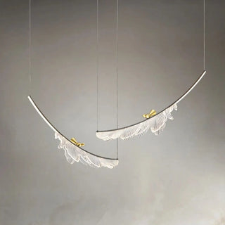 DOPOIRY Modern Decorative Feather High-End Ceiling Light – view 8