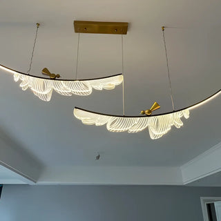 DOPOIRY Modern Decorative Feather High-End Ceiling Light – view 9
