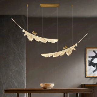 DOPOIRY Modern Decorative Feather High-End Ceiling Light – view 2