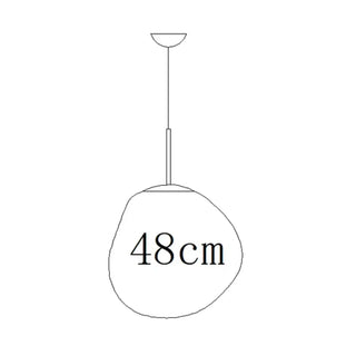 Modern designer pendant light, gold acrylic warm ambient ceiling hanging lamp