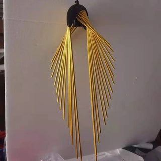 NOGAY Winged Metal Black Gold Modern Elegant Ceiling Light – view 3