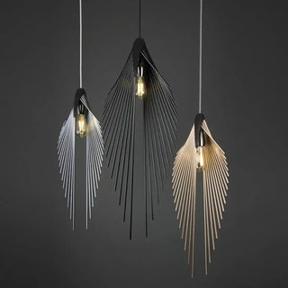 NOGAY Winged Metal Black Gold Modern Elegant Ceiling Light – view 4