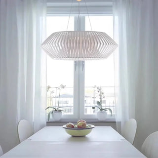 BIAJOUR Modern Openwork Wood Dining Room Ceiling Light – view 3