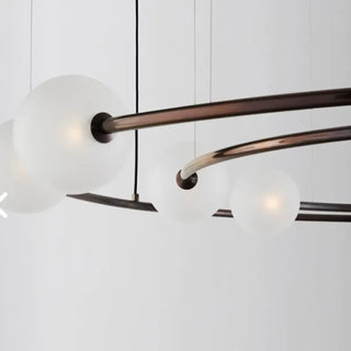 NORIA Aerial Ring Opal Spheres Ceiling Light – view 8