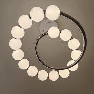 GAFETE Luminous Ring with White Globes Ceiling Light – view 5