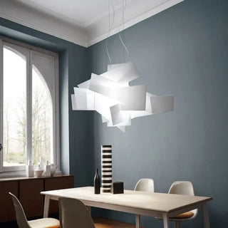 DILA Abstract White Geometric Art Ceiling Light – view 5
