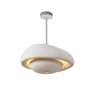 MIADRI White Luminous Halo Minimalist Ceiling Light – view 4