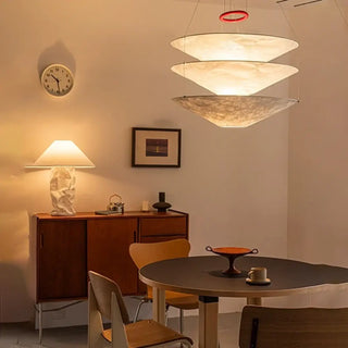 PAPOM White Paper Stacked Shade Pendant – view 4