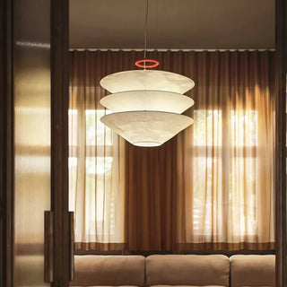 PAPOM White Paper Stacked Shade Pendant – view 2