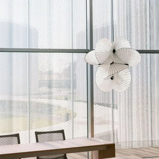 MONO White Sculpted Petals Modern Ceiling Light – view 3