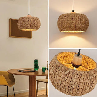 DEBASE Bohemian Vegetable Fibre Design Ceiling Light – view 4
