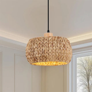 DEBASE Bohemian Vegetable Fibre Design Ceiling Light – view 1