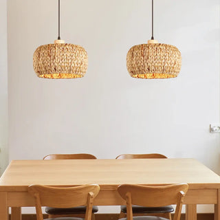 DEBASE Bohemian Vegetable Fibre Design Ceiling Light – view 2
