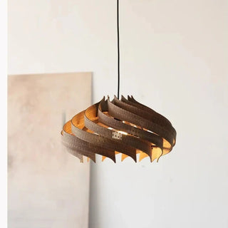GENESE Elegant Soft Wood Ceiling Light – view 2