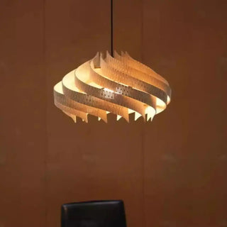 GENESE Elegant Soft Wood Ceiling Light – view 16