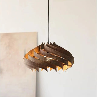 GENESE Elegant Soft Wood Ceiling Light – view 1