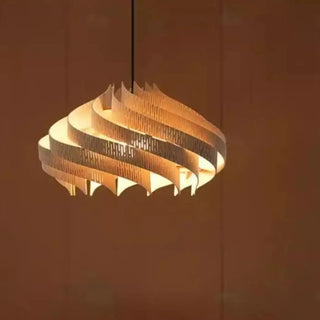 GENESE Elegant Soft Wood Ceiling Light – view 11