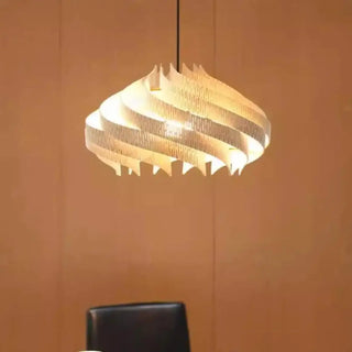 GENESE Elegant Soft Wood Ceiling Light – view 4
