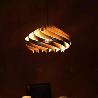 GENESE Elegant Soft Wood Ceiling Light – view 14