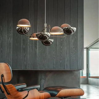 BOULLIRE Chrome Mirror Bowl Ceiling Light – view 2