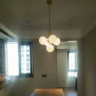 BOLUE Contemporary Luminous Globes Cluster Ceiling Light – view 1