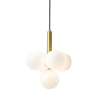 DINAHOP Modern Opaline Glass Balls Ceiling Light – view 6