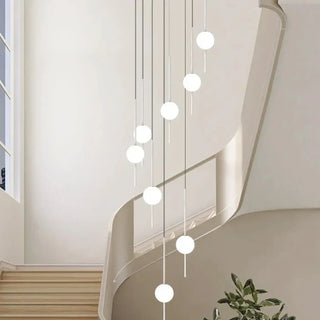 CASCWHT Elegant Cascade with White Balls Ceiling Light – view 2