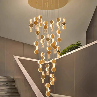 BOSCAS Cascade Gilded Balls Elegant Ceiling Light – view 5