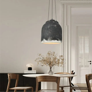 GAMINO Ceramic Black Beige Ceiling Light – view 2