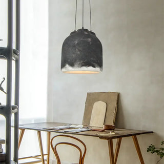 GAMINO Ceramic Black Beige Ceiling Light – view 5
