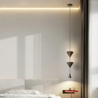 CONFER Bicolored Superimposed Cones Modern Ceiling Light – view 1