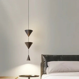 CONFER Bicolored Superimposed Cones Modern Ceiling Light – view 4
