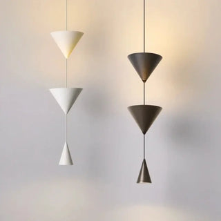 CONFER Bicolored Superimposed Cones Modern Ceiling Light – view 5