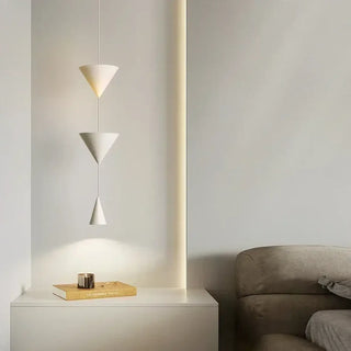 CONFER Bicolored Superimposed Cones Modern Ceiling Light – view 2