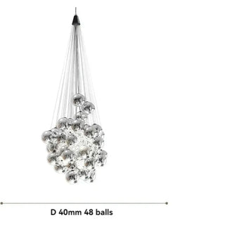 LAVIAL Contemporary Glass Globe Ceiling Light – view 9