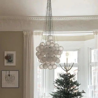 LAVIAL Contemporary Glass Globe Ceiling Light – view 2