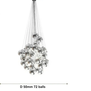 LAVIAL Contemporary Glass Globe Ceiling Light – view 8