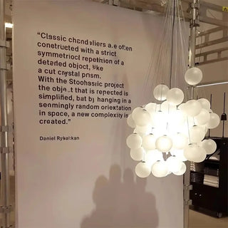 LAVIAL Contemporary Glass Globe Ceiling Light – view 3