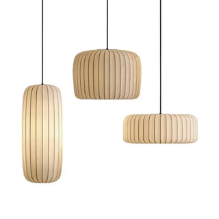 MOMIRE Contemporary Pleated Fabric Ceiling Light – view 3