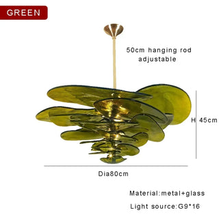 MARBERTE Contemporary Artistic Glass Ceiling Light – view 14