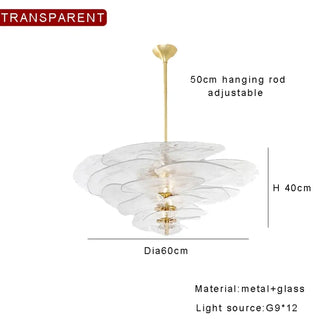 Plafonnier Contemporain en Verre – Luminaire Design Sculptural et Artistique pour Salons