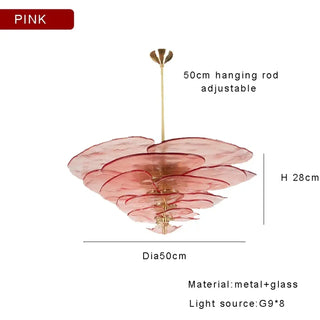 MARBERTE Contemporary Artistic Glass Ceiling Light – view 15