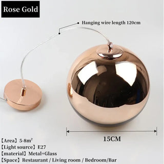 DURIXE Contemporary Gilded Glass Ceiling Light – view 9