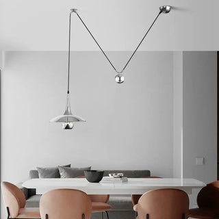 WEIGHT Counterweight Pulley Gilded Ceiling Light – view 2
