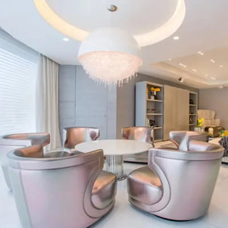 LOUSSA Crystal Half-Sphere Dazzling Ceiling Light – view 7