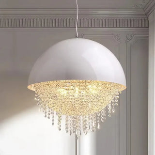 LOUSSA Crystal Half-Sphere Dazzling Ceiling Light – view 5