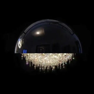 LOUSSA Crystal Half-Sphere Dazzling Ceiling Light – view 2