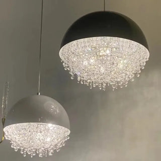 LOUSSA Crystal Half-Sphere Dazzling Ceiling Light – view 6