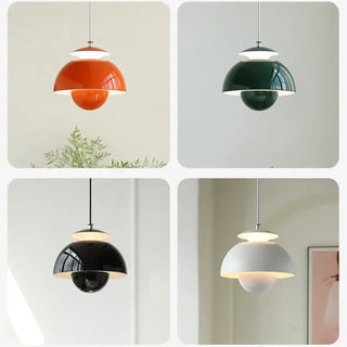 DETAHS Modern Half-Sphere Metal Ceiling Light in Brilliant Colors – view 6