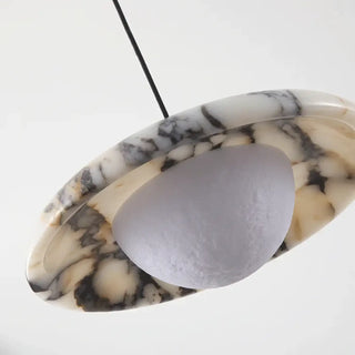 TUESDAYS Marble Disk Half-Sphere Ceiling Light – view 6